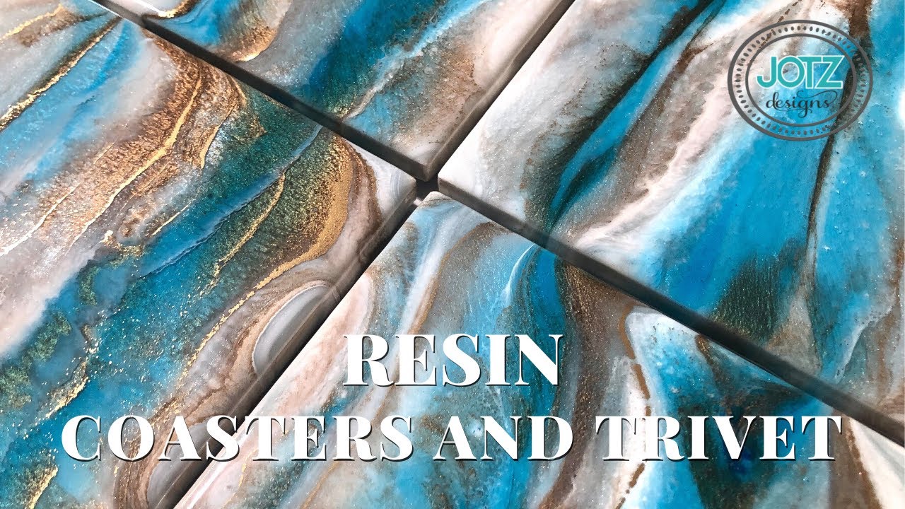 Epoxy Resin Trivet and Coaster set | FX POXY