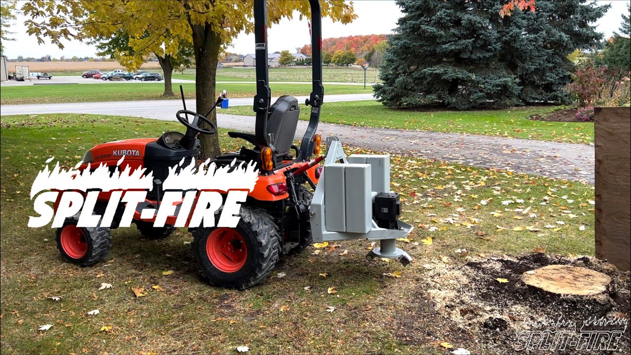 Split-fire Stump Grinder Prototype