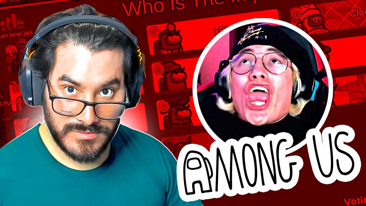 🚨🕵️‍♂️CAGUE a GLOGLOKING en AMONG US⚠️🚨