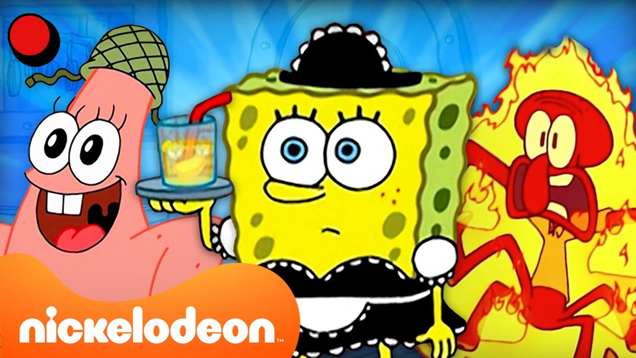 🔴  Губка Боб | В ПРЯМОМ ЭФИРЕ: Губка Боб - Лучшее из 3-го сезона! | Nickelodeon Cyrillic