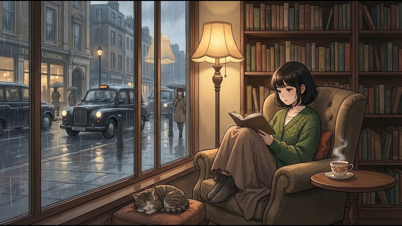 Lofi Jazz Piano ☕ | Reading Music, Study Focus, Calm Instrumental Chill Mix