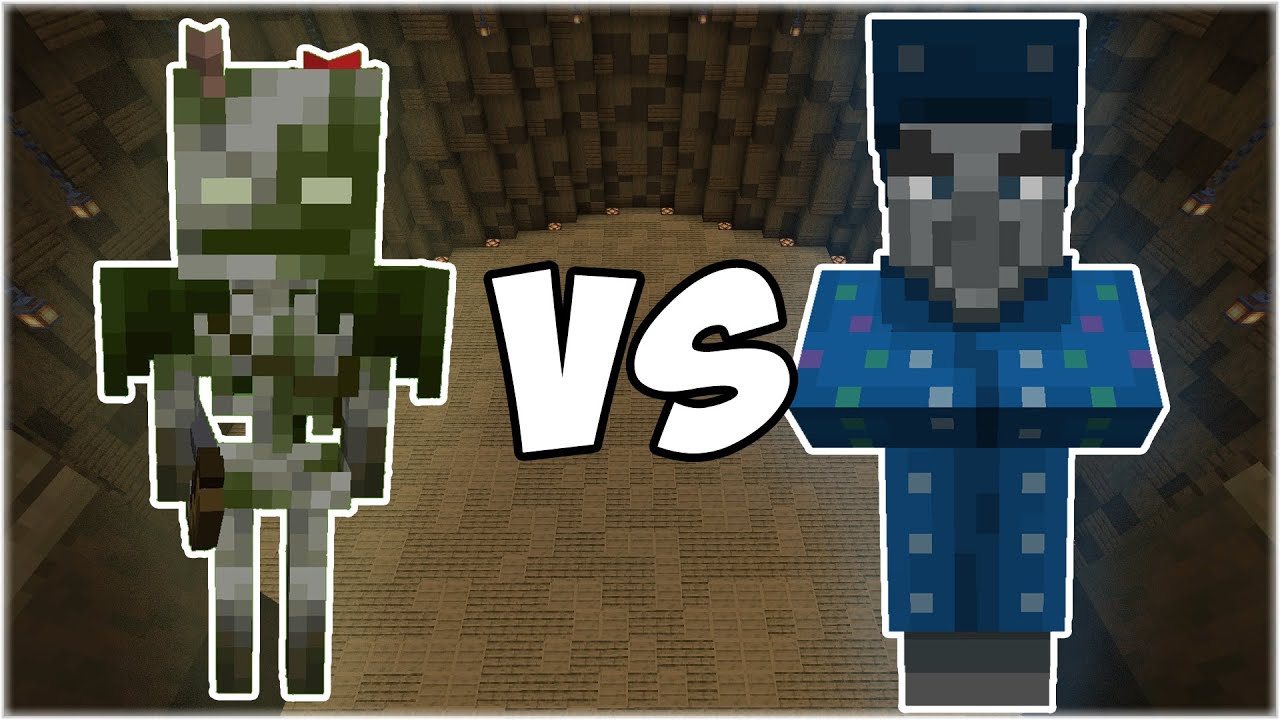Bogged vs Illusioner - Minecraft Mob Battle