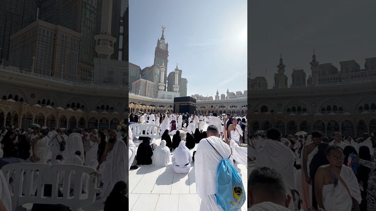 Makkah Haram Sharif Today 🤍 | Kaaba Live View #makkah​​ #kaaba​​ #shorts​​ #ramadan