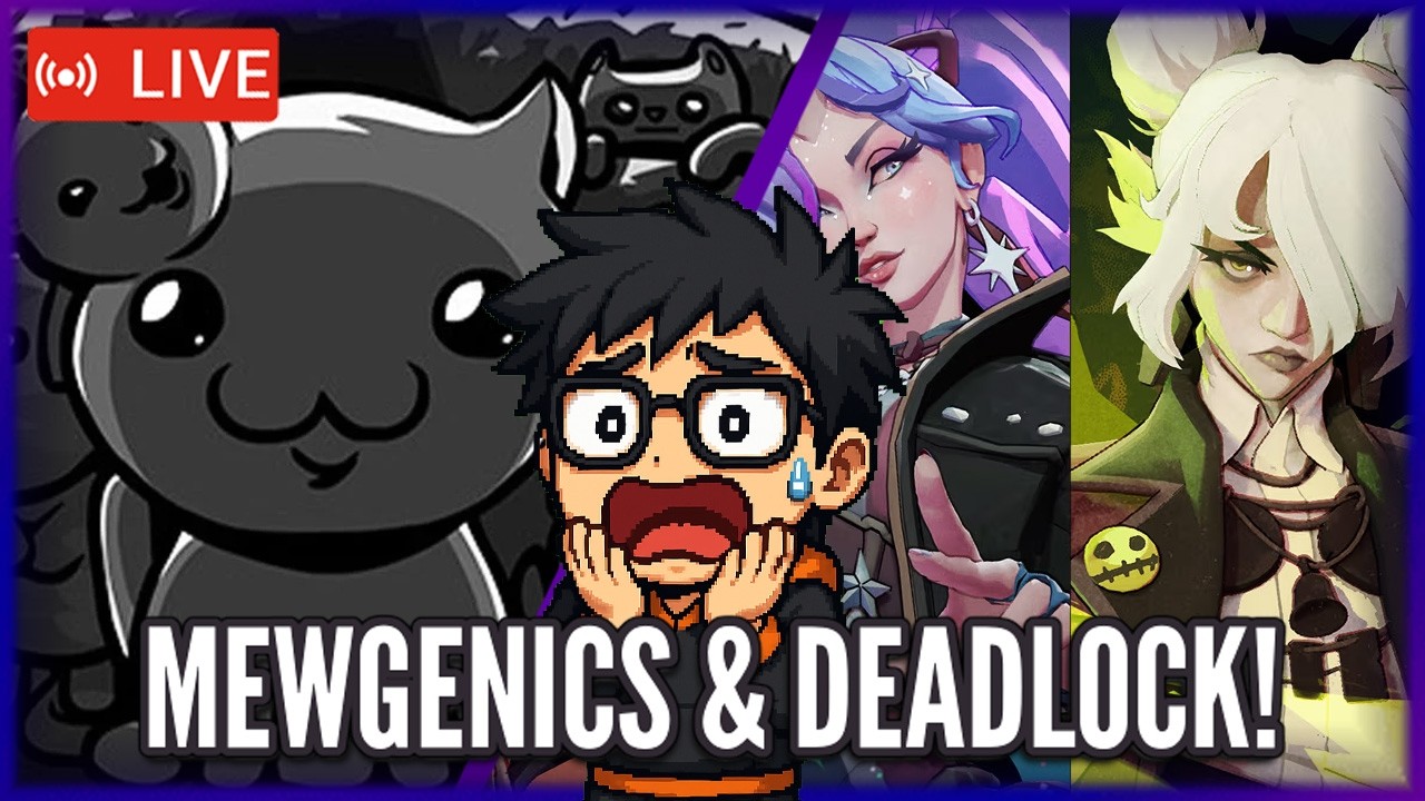 🔴LIVE - LATE NIGHT SATURDAY STREAM. COME HANG OUT. (Today: Mewgenics & Deadlock) [2.21]