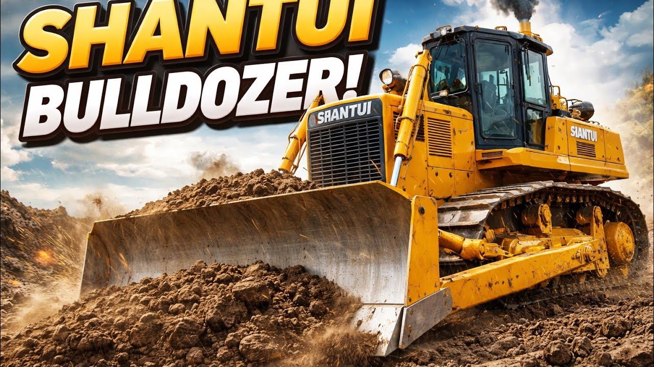 Important reason!!! Why you must choose SHANTUI equipment when it comes to construction #viralvideo 