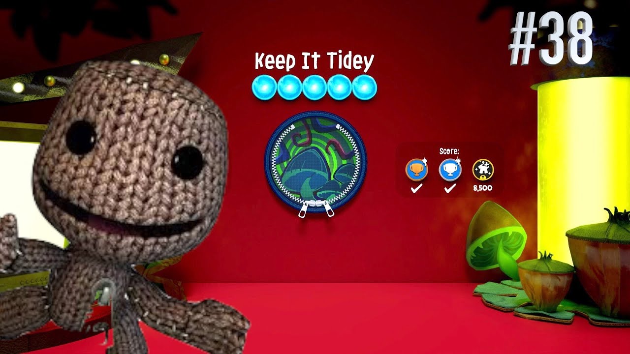 SackBoy: A Big Adventure: Keep It Tidey Dreamer Orbs Walkthrough Level 38 (Playstation 5)