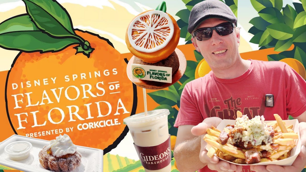 DISNEY SPRINGS: Flavors Of Florida 2025 | Let's Try Some Food!