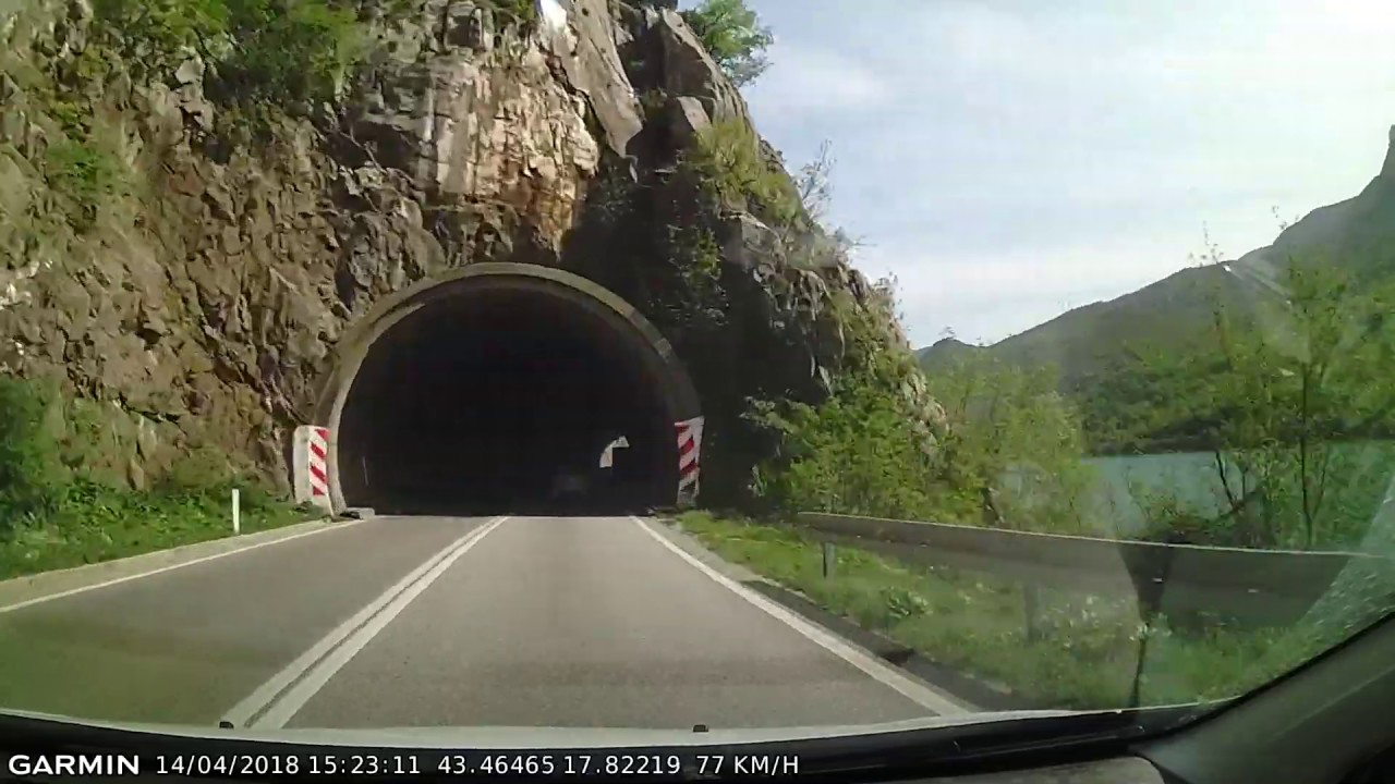 DRIVE #126: Jablanica-Mostar-Š.Brijeg-Posušje (Bosnia and Herz.) (timelapse 4x) *Read Description*