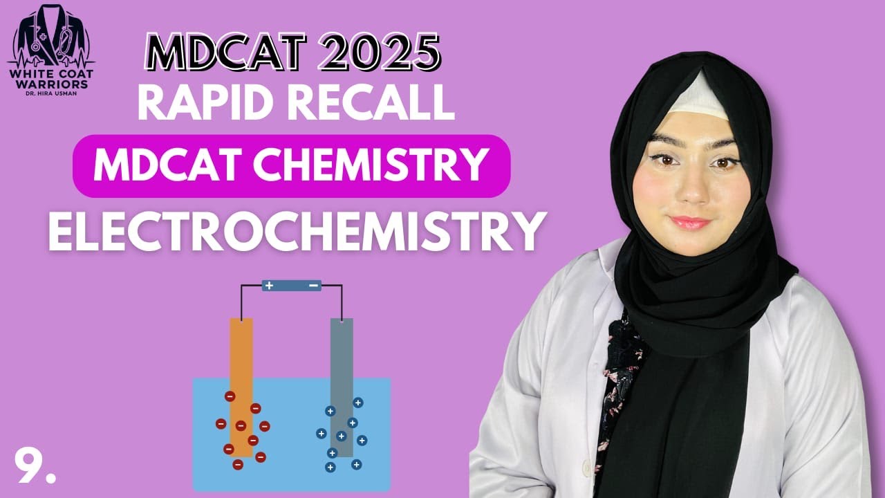 🔋 Electrochemistry | MDCAT Chemistry Quick & Final Revision 🧪