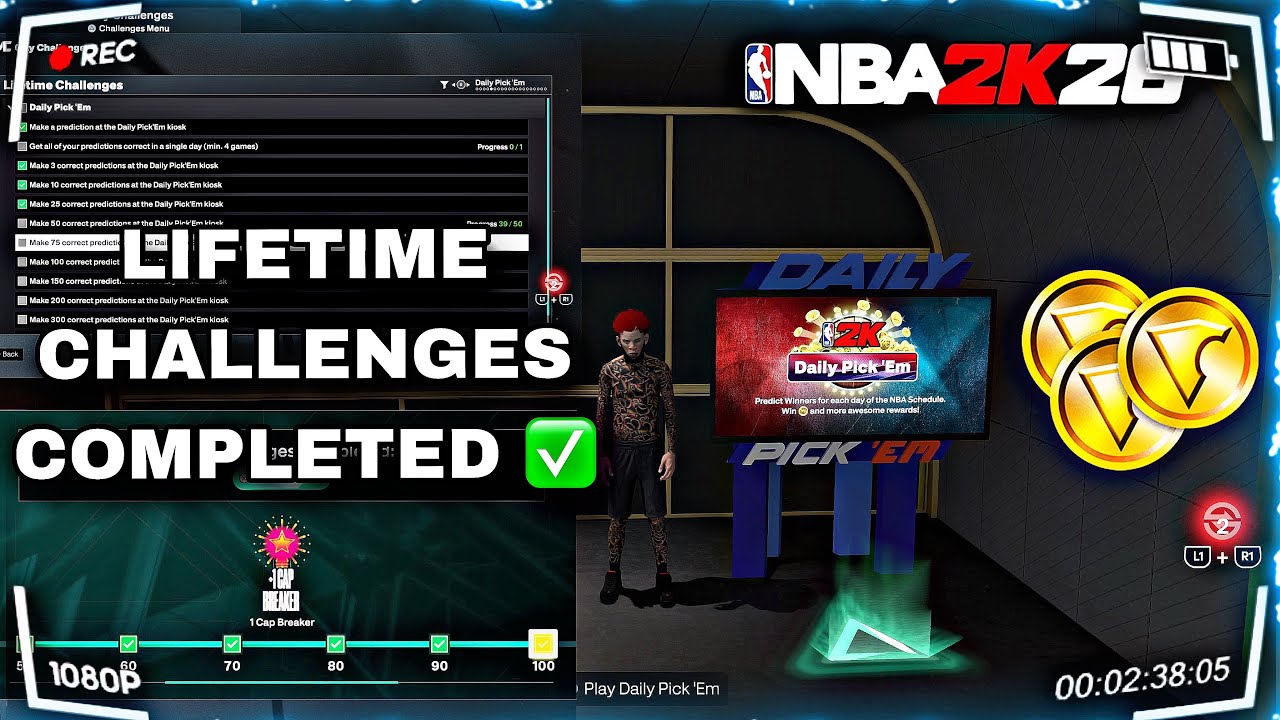 HOW TO COMPLETE ALL DAILY PICK EM LIFETIME CHALLENGES IN 1 HOUR NBA 2K26 BEST FASTEST GLITCH