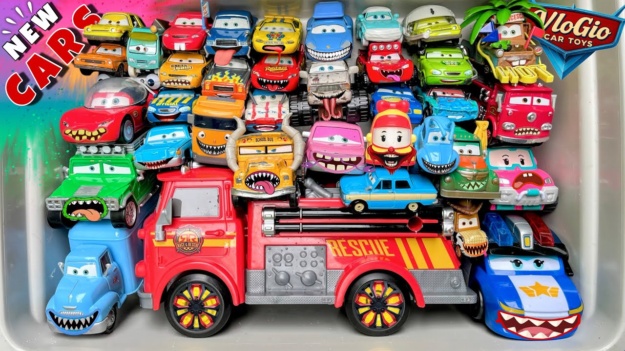 Disney Pixar Cars Unboxing Review | Lightning McQueen, Tow Mater, Doc Hudson, Sally Carrera, Cruz