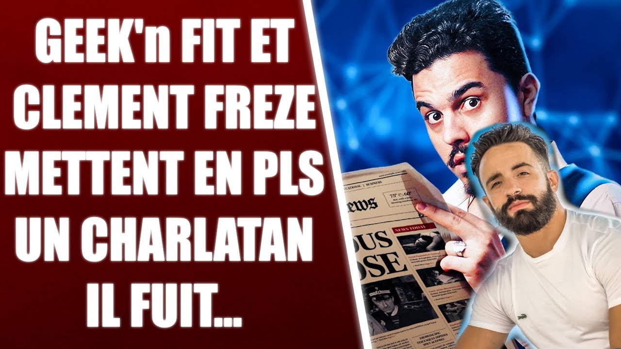 @GeeknFit ET CLEMENT FREZE PROPOSENT A UN CHARLATAN DE FAIRE UN TEST IL REFUSE @AlexLevand