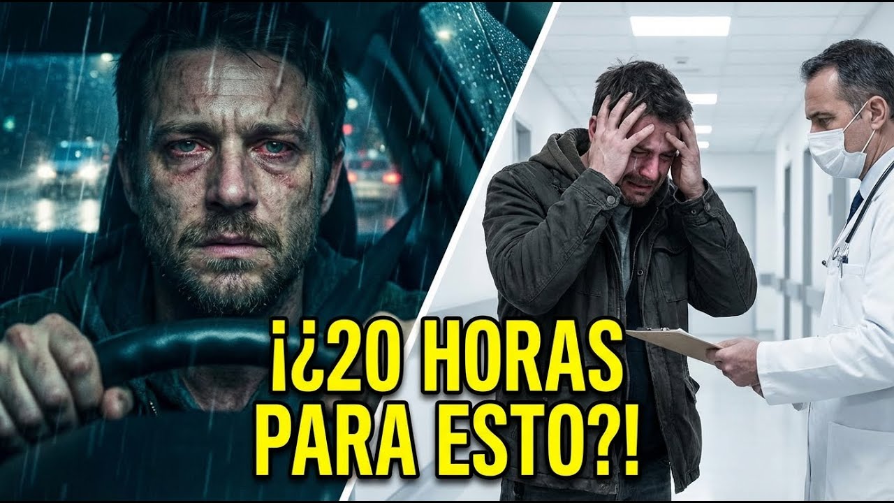 Manejó 20 horas sin parar por un 