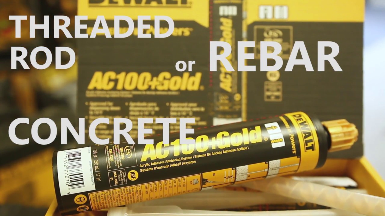 DeWalt Engineered by Powers: AC100+ Gold Anchors
