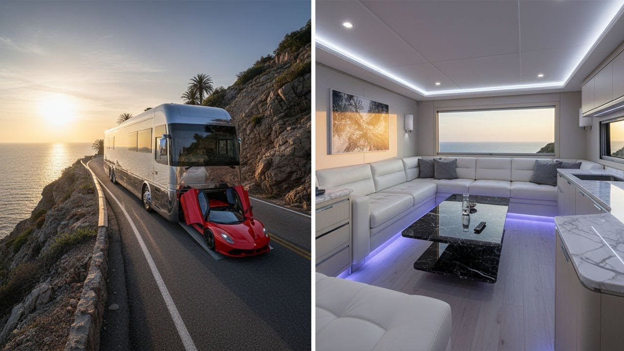 Inside a $1.5 Million Rolling Penthouse (It Has a Garage!)