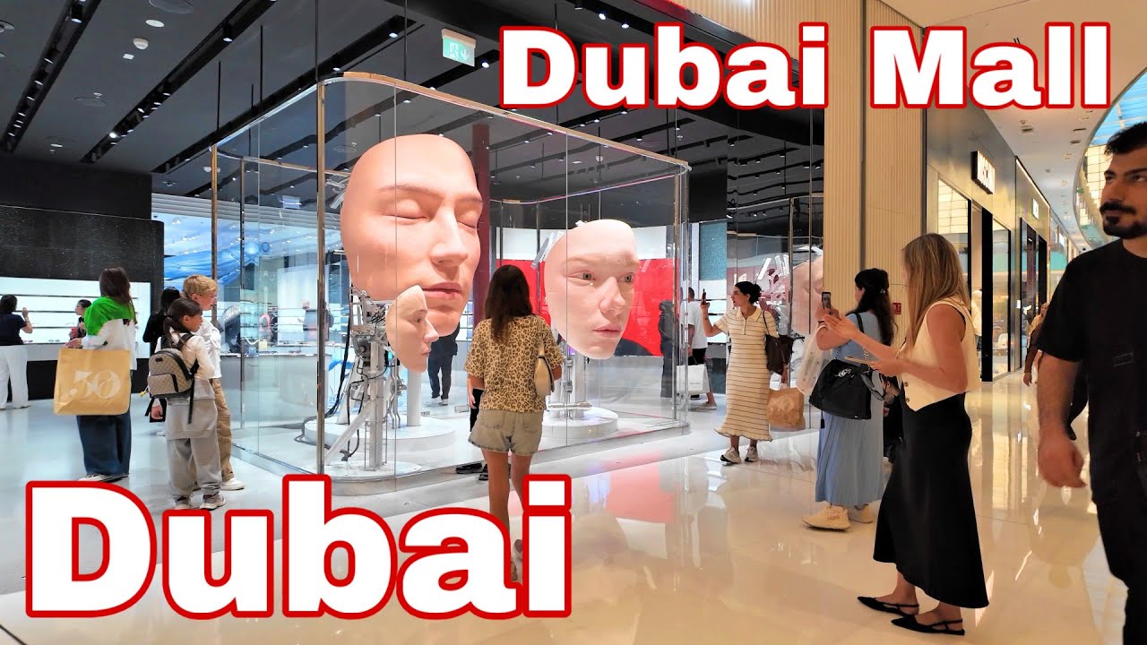 Dubai Mall Walk  | Explore the World’s Largest Mall 4K