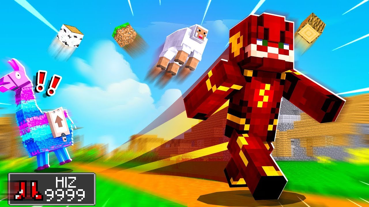 FLASH OLUP MİNECRAFT OYNAMAK (10000x DAHA HIZLI)