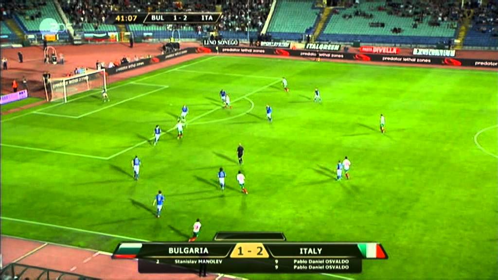 bulgaria 2-2 italy highlights