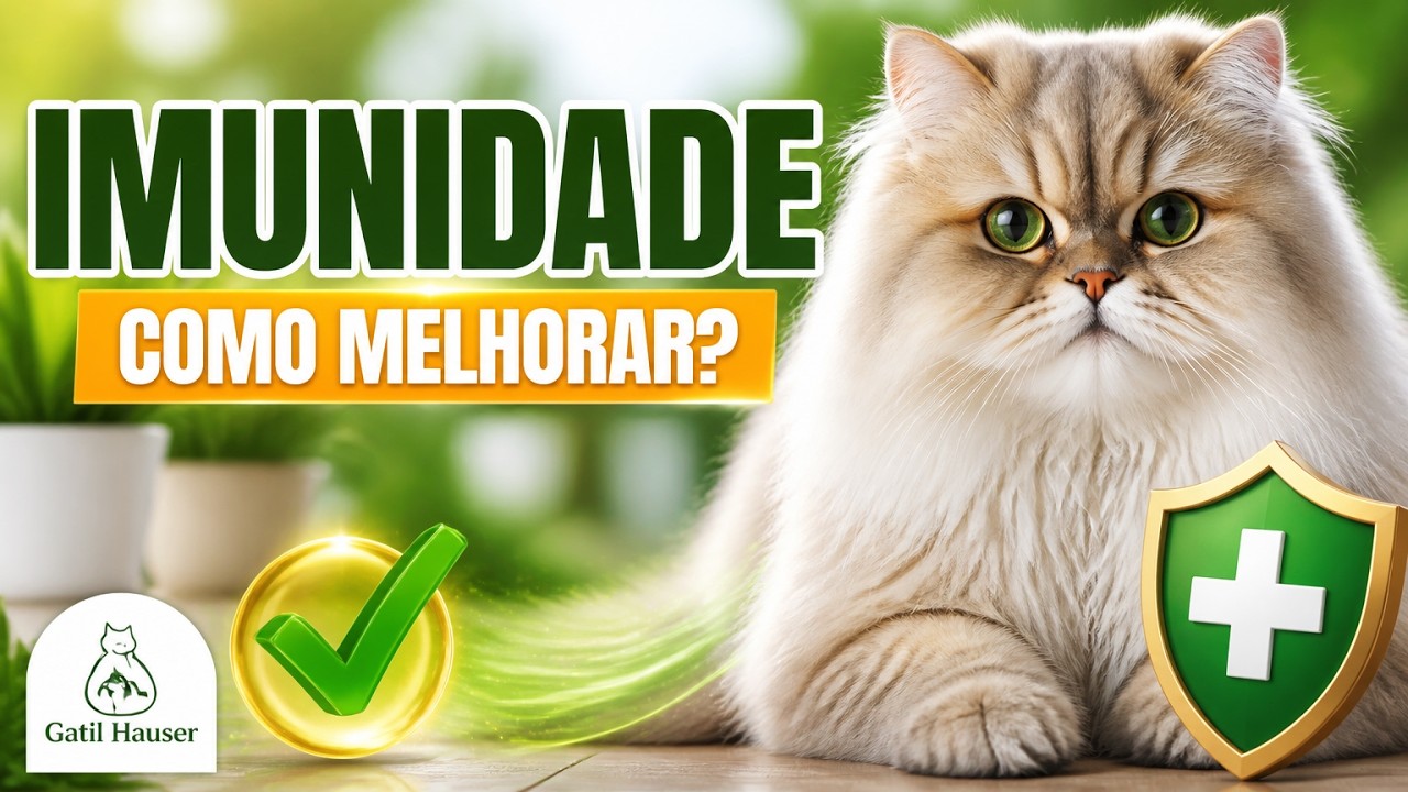 Como AUMENTAR a IMUNIDADE do GATO. Como deixar o gato mais forte - Gatil Hauser