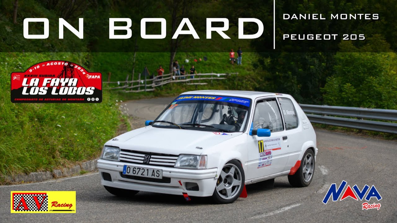On Board Daniel Montes | Subida a La Faya de los Lobos 2024 | 3ª Subida Oficial | A.V.Racing