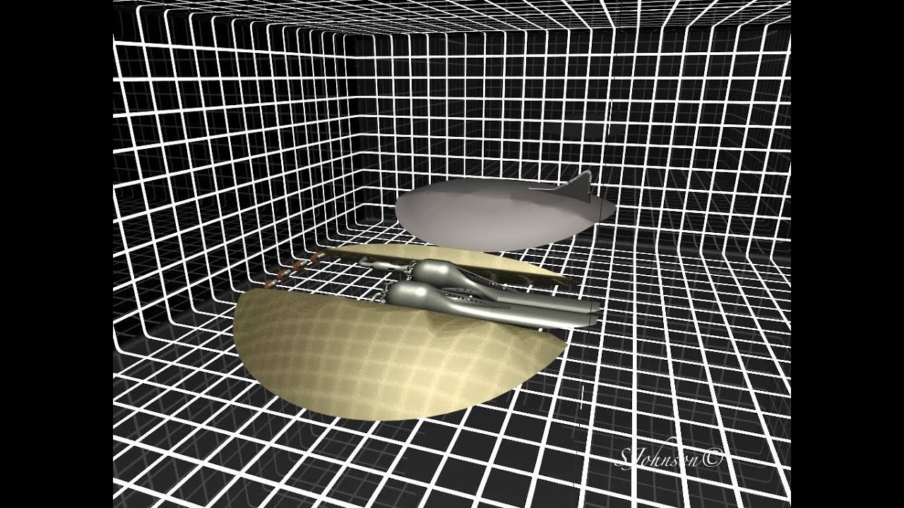 3d tour of the 1951 The Thing's Saucer * Scifisteve