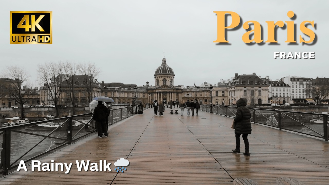 🇫🇷 Feb 5, 2026 | Immersive 4-Hour Paris Walk | 9.3 km Opéra → Notre Dame | Real City Sounds in 4K