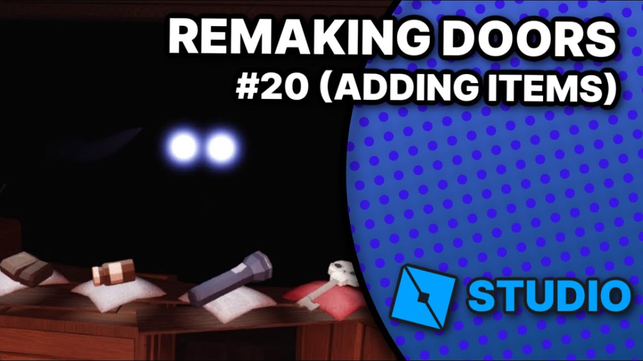 (HOW TO ADD ITEMS TO JEFF'S SHOP) How to make a game like DOORS in Roblox (Episode #20)