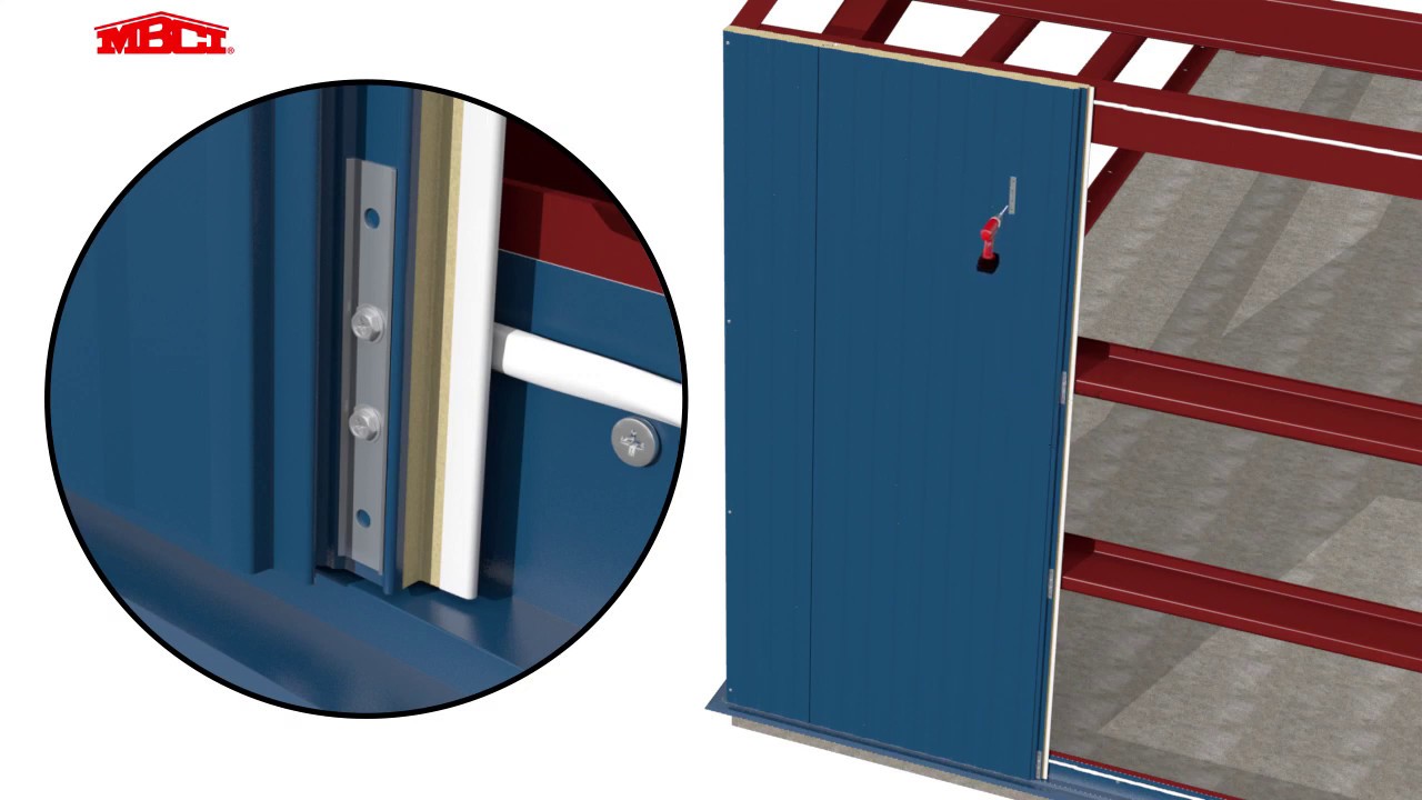 MBCI Vertical Insulated Metal Panel Installation
