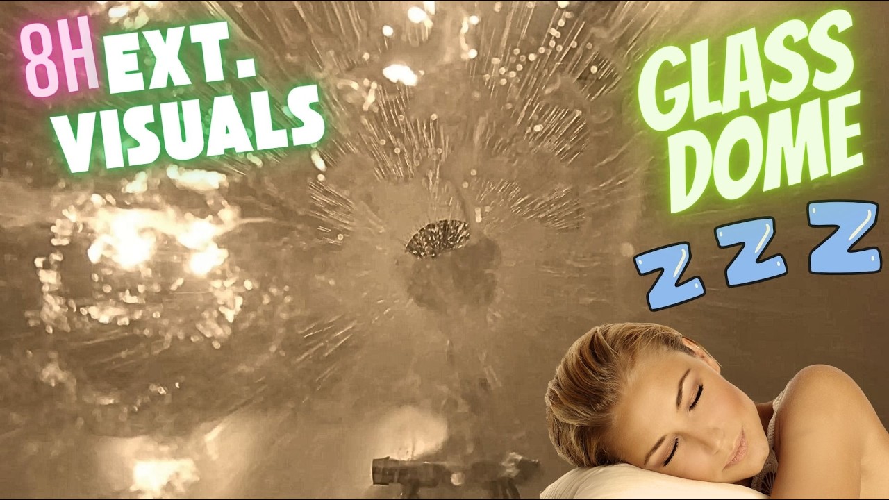 Glass Dome ASMR Shower Scene (Extended 8H Visuals)🎶😴
