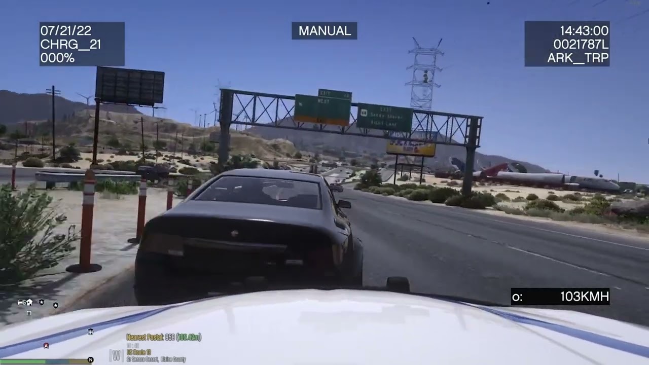 Realistic Arkansas Dashcam Pursuit - (GTA 5 Police LSPDFR Mod)