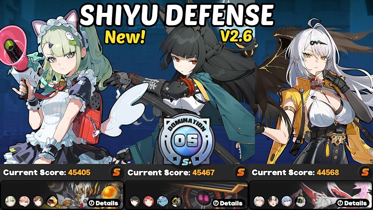 M0W0 Sunna x Shunguang & Miyabi & Yixuan | NEW Shiyu Defense S+ Rank | Zenless Zone Zero 2.6