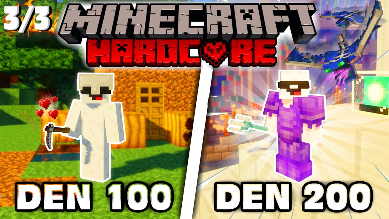 Přežil jsem 200 dní v Minecraft Hardcoru... Část 3/3 (FINÁLE)