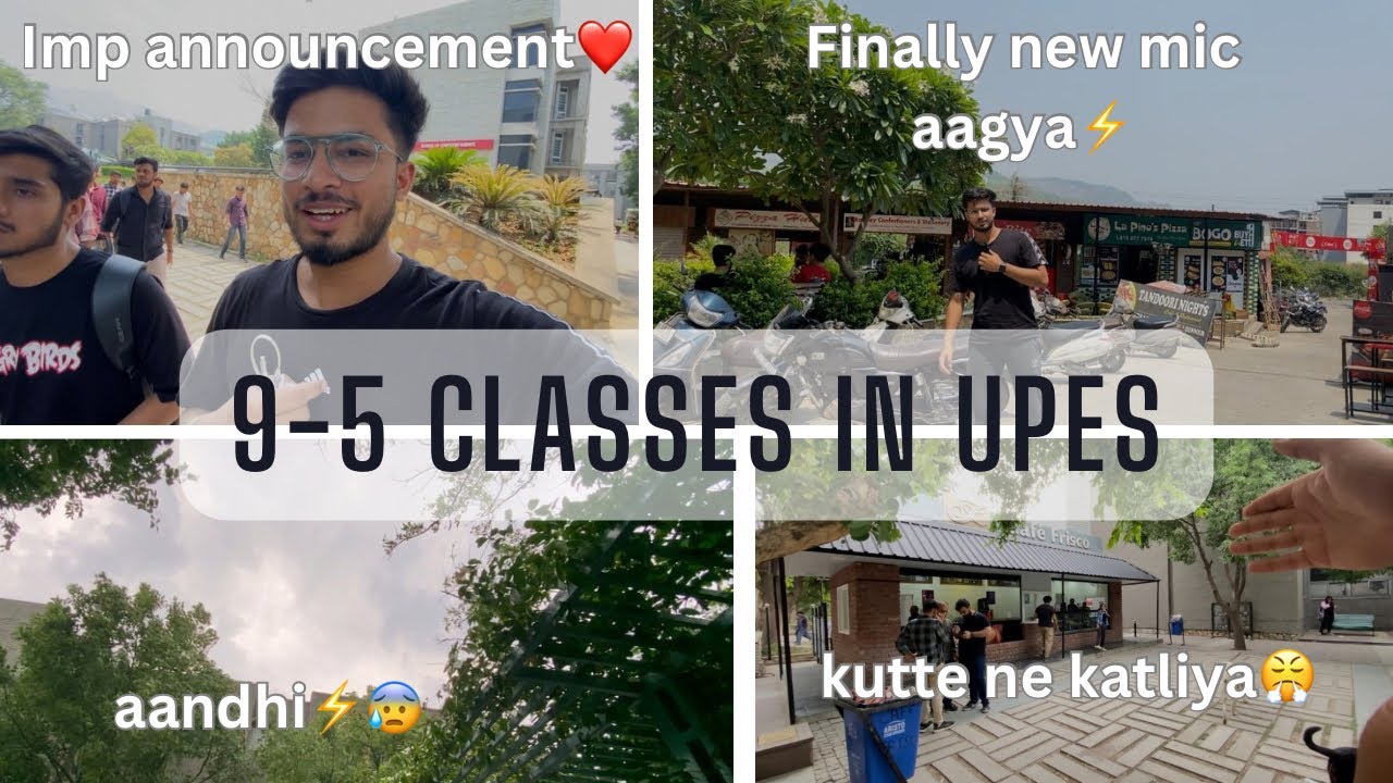 Bootcamp in upes 🏫| 9-5 classes me aandhi aagyi😰| cafe ke pas kutte ne kaat liya😤| Ridey behl vlogs