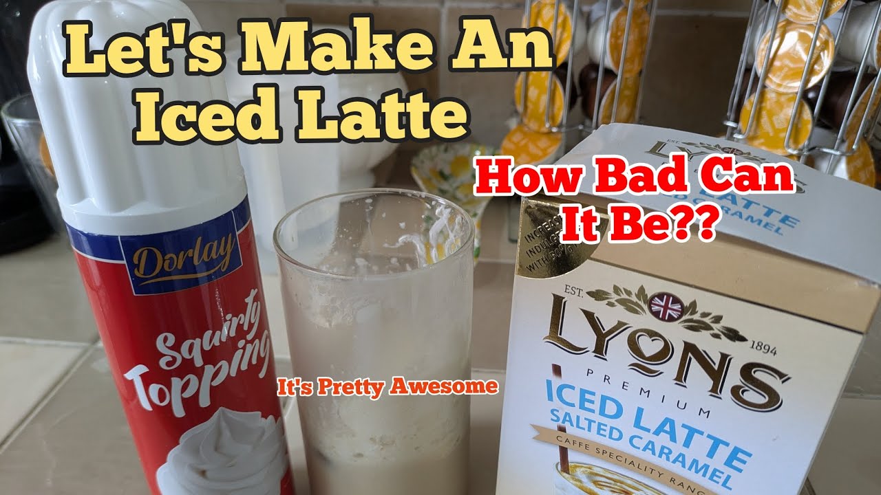 Let's Make An Iced Caramel Latte - It's Pretty Good 