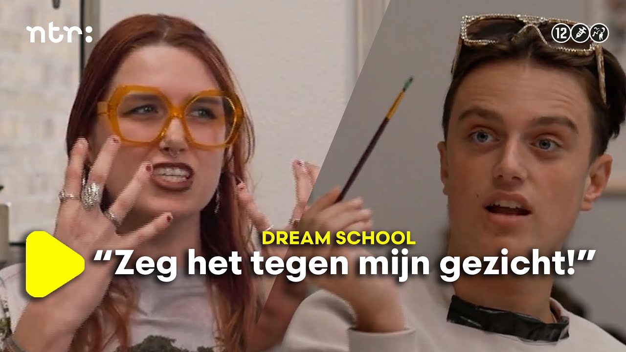 Gabri&euml;lla confronteert Djavino over de ruzie in de groepsapp | DREAM SCHOOL #22 | NPO Start