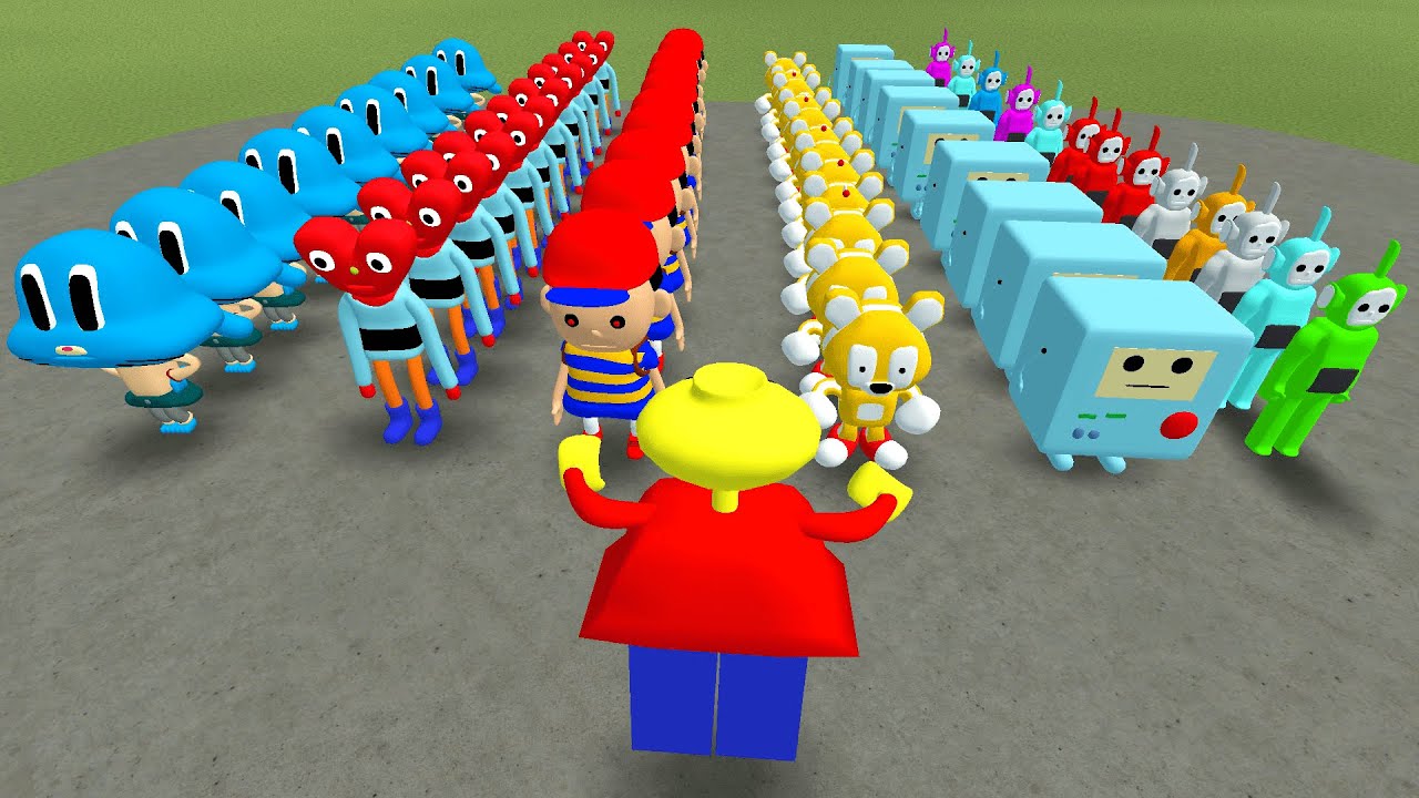 PLAYING AS LEGO MAN VS NEW 3D SANIC CLONES MEMES & MEGA PUNCH in Garry's Mod !