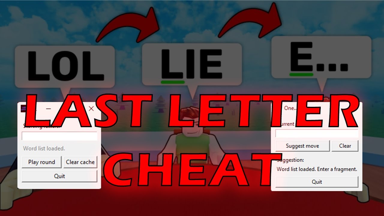 Roblox Last Letter Cheat / Script