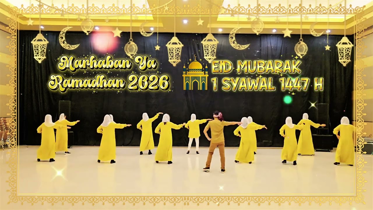 🕌🕋MARHABAN YA RAMADHAN 2026 CHOREO @Iraerviana(INA) 3C 4W BEGINNER🕌🕋DEMO HAPPY MOM'S @kim41578 (INA)