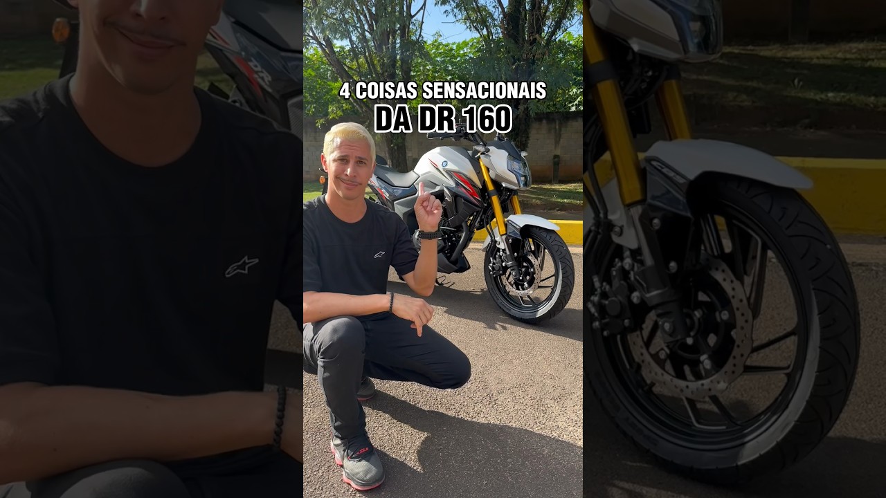 4 Coisas sobre a DR 160 2023 e uma EXTRA! 
