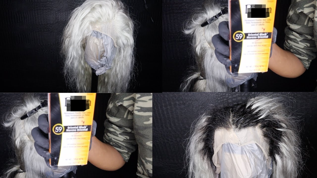 How To: Black Roots With Silver/Grey Hair