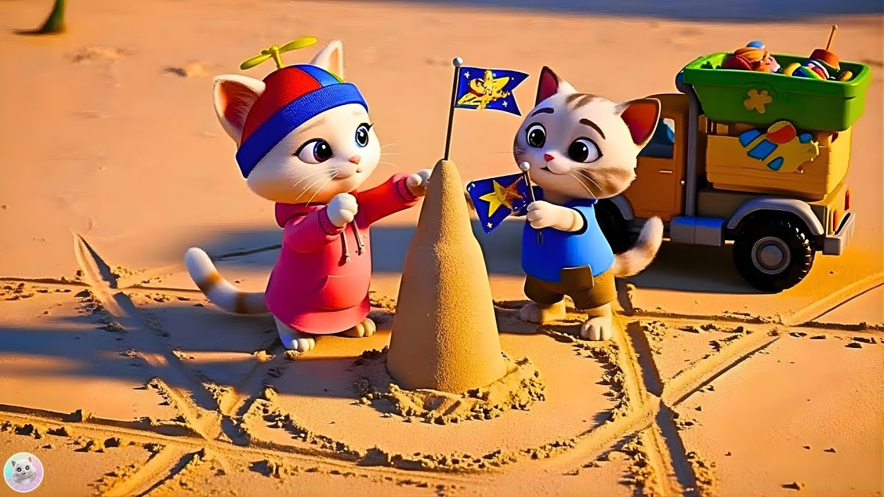 Lily Learns to Share, Two Flags, One Happy Game | Kids Friendship Story