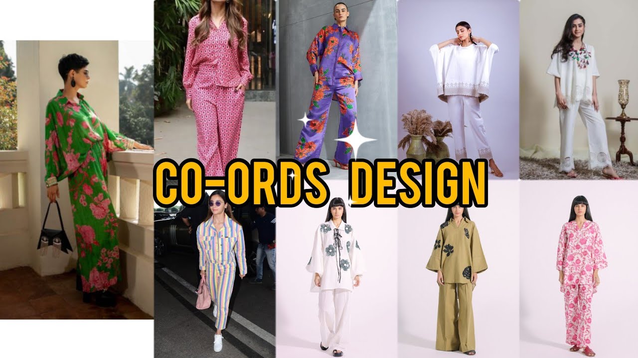 Co-ords sets |dresses |fashion corner |Beautiful and trendy co ord designs | floral print suit