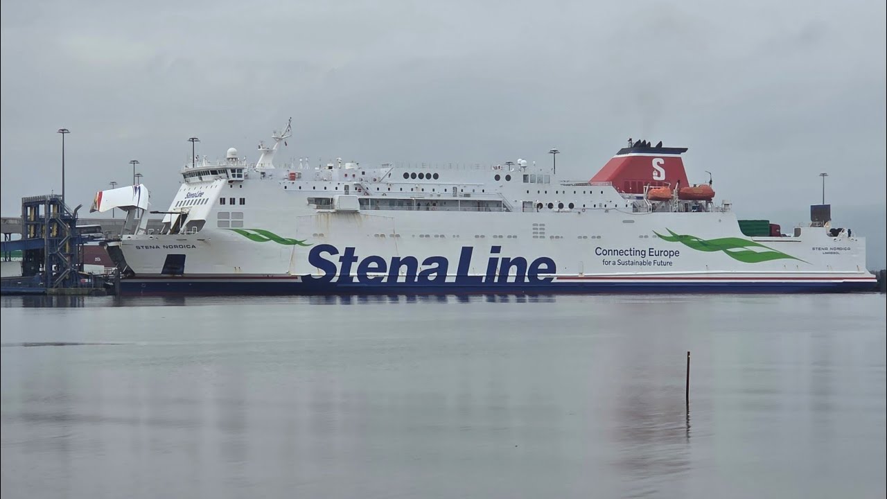 Stena Nordica departing Belfast. 8/2/26