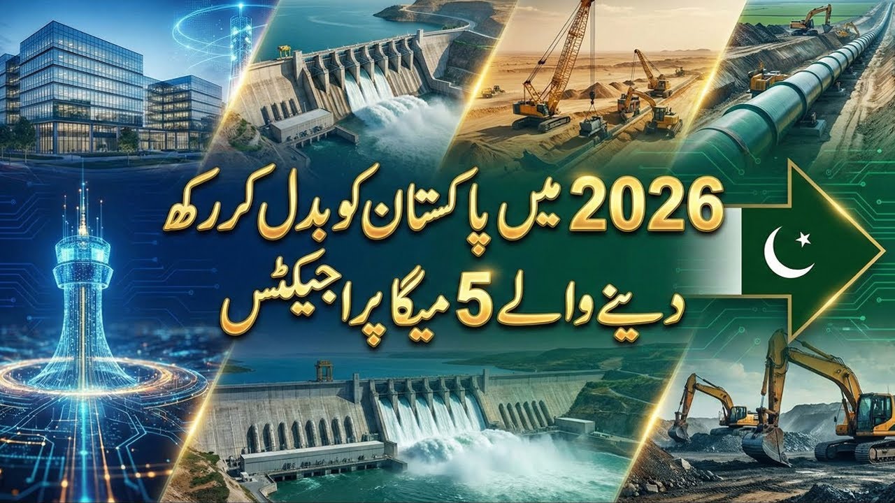5 Mega Projects Changing Pakistan in 2026 | 5G, Mohmand Dam, Karachi Water Plant & More...