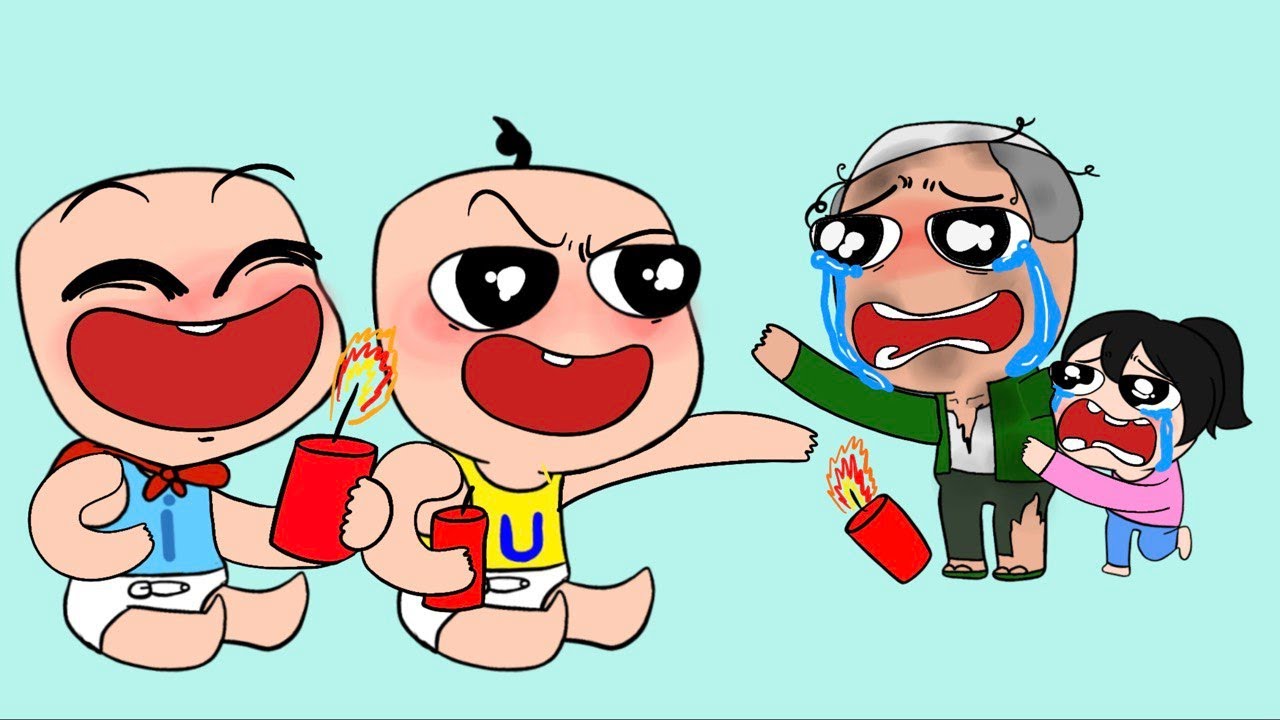 Kenakalan Upin Ipin Saat Bayi