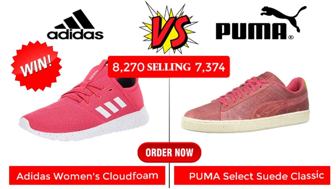 ✅Top 5 puma vs adidas shoes selling competitions 2020 amazon
