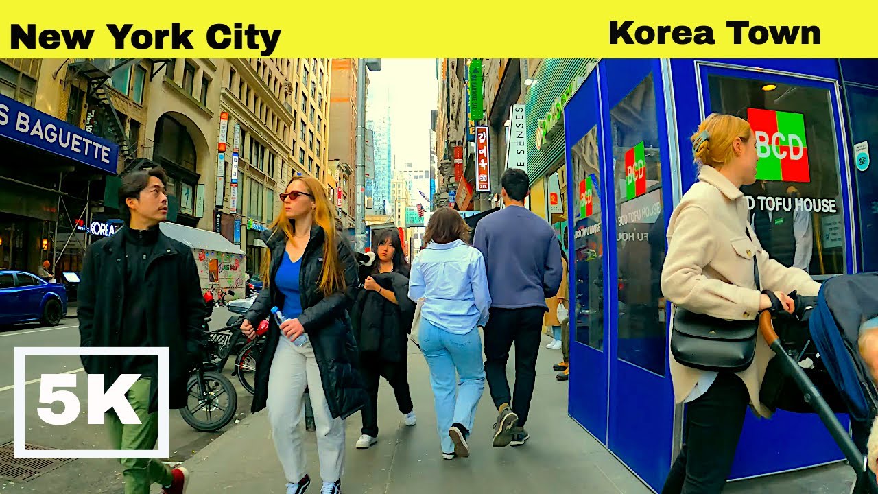 【5K】Manhattan | Korea Town | New York | 2023