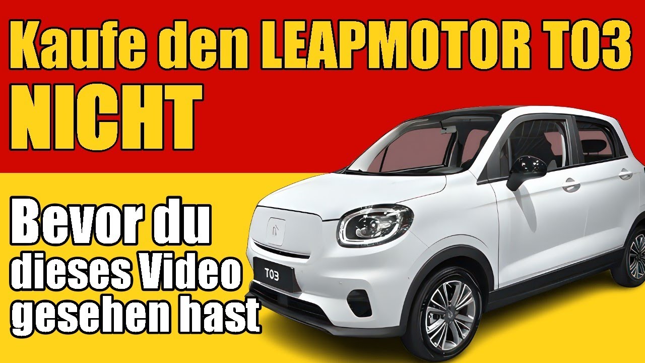 Leapmotor T03 Test– Das kann er nicht!