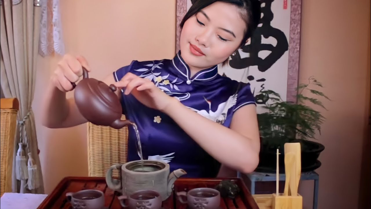 ASMR~Relaxing Tea Ceremony with Calming Music (NO Talking), Chinese Gongfu Tea