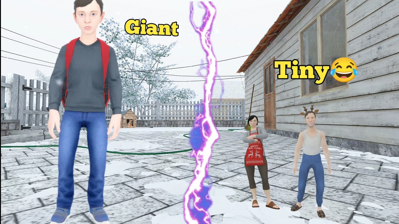School Boy Runway Stealth - Giant Andrew Galya And Gennady Are Tiny Full Gameplay Car Escape 